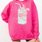 Floral Dr Pepper Soda Can Sweatshirt