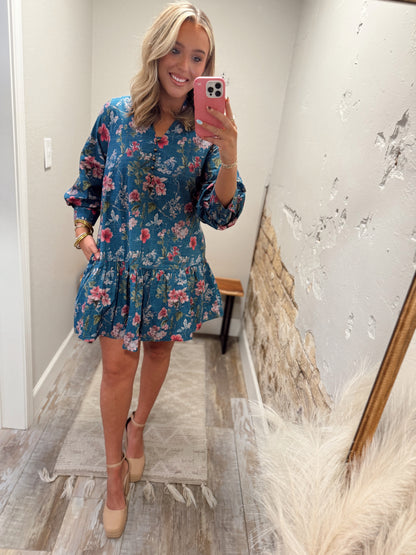 Evermore Dress - Teal