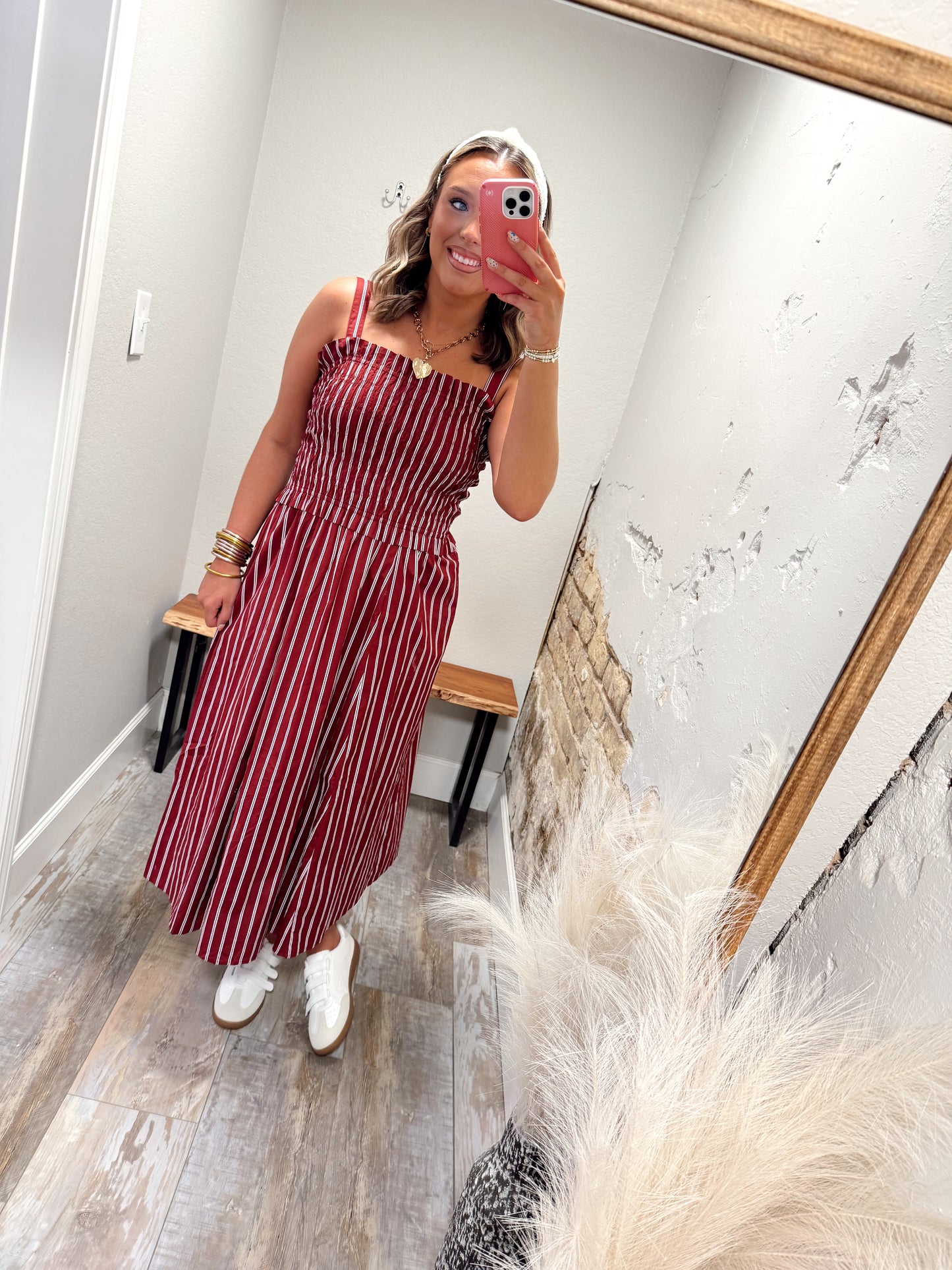 Southern Saturdays Midi - Maroon