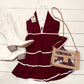 Cowbell Couture Dress - Maroon