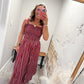 Southern Saturdays Midi - Maroon