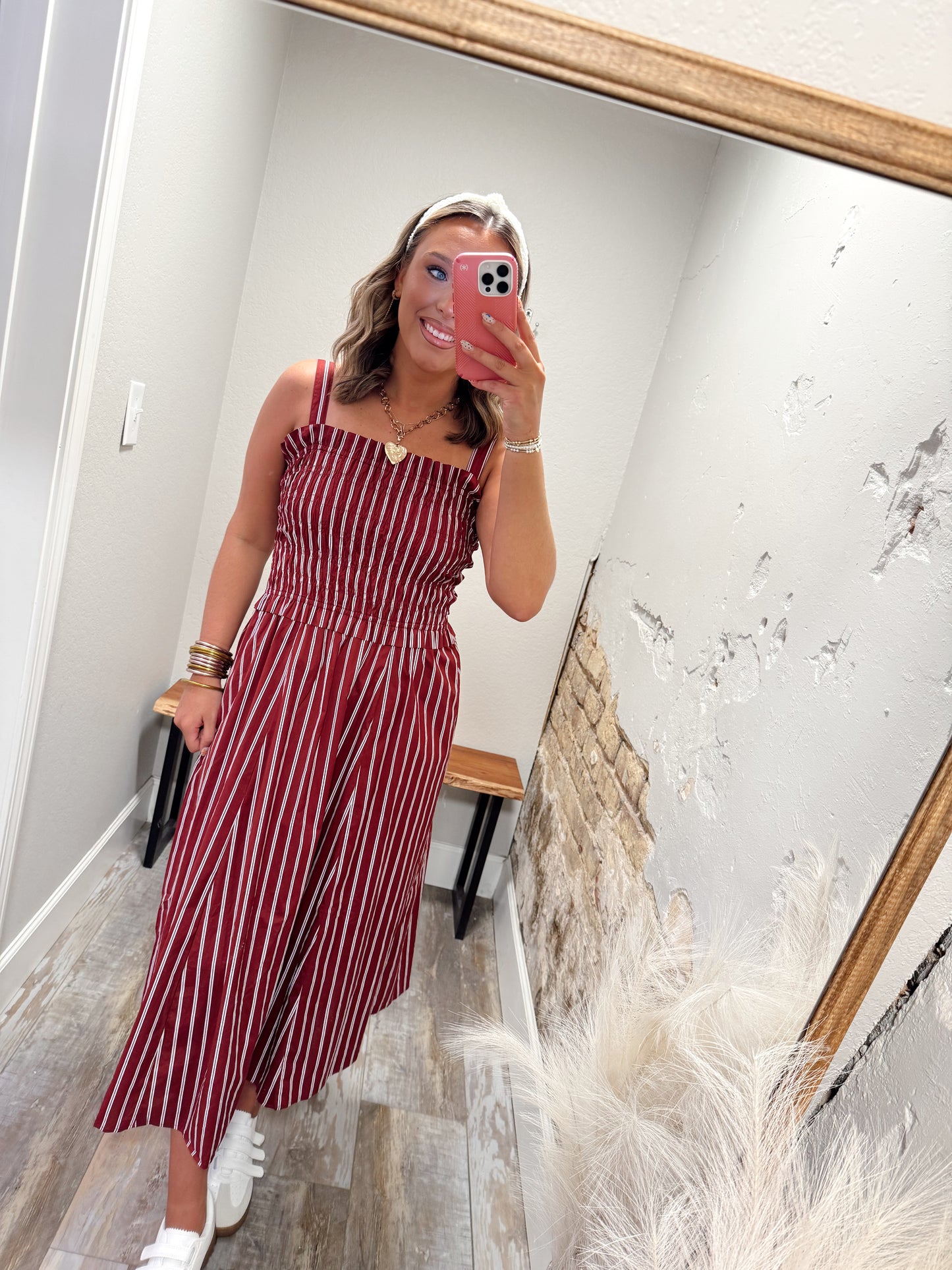 Southern Saturdays Midi - Maroon