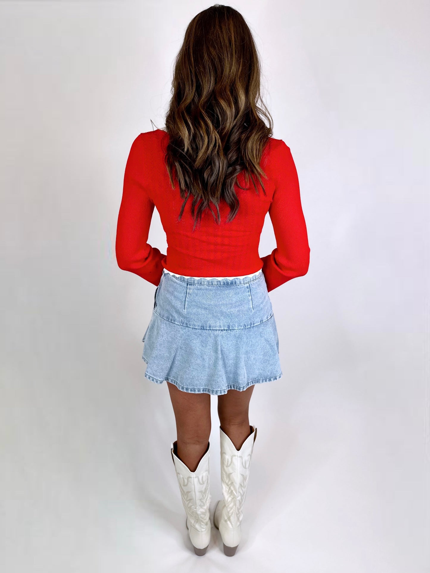 Daisy Duke Denim Skort