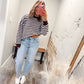 Sweet Seasons Sweater - Blue/Brown
