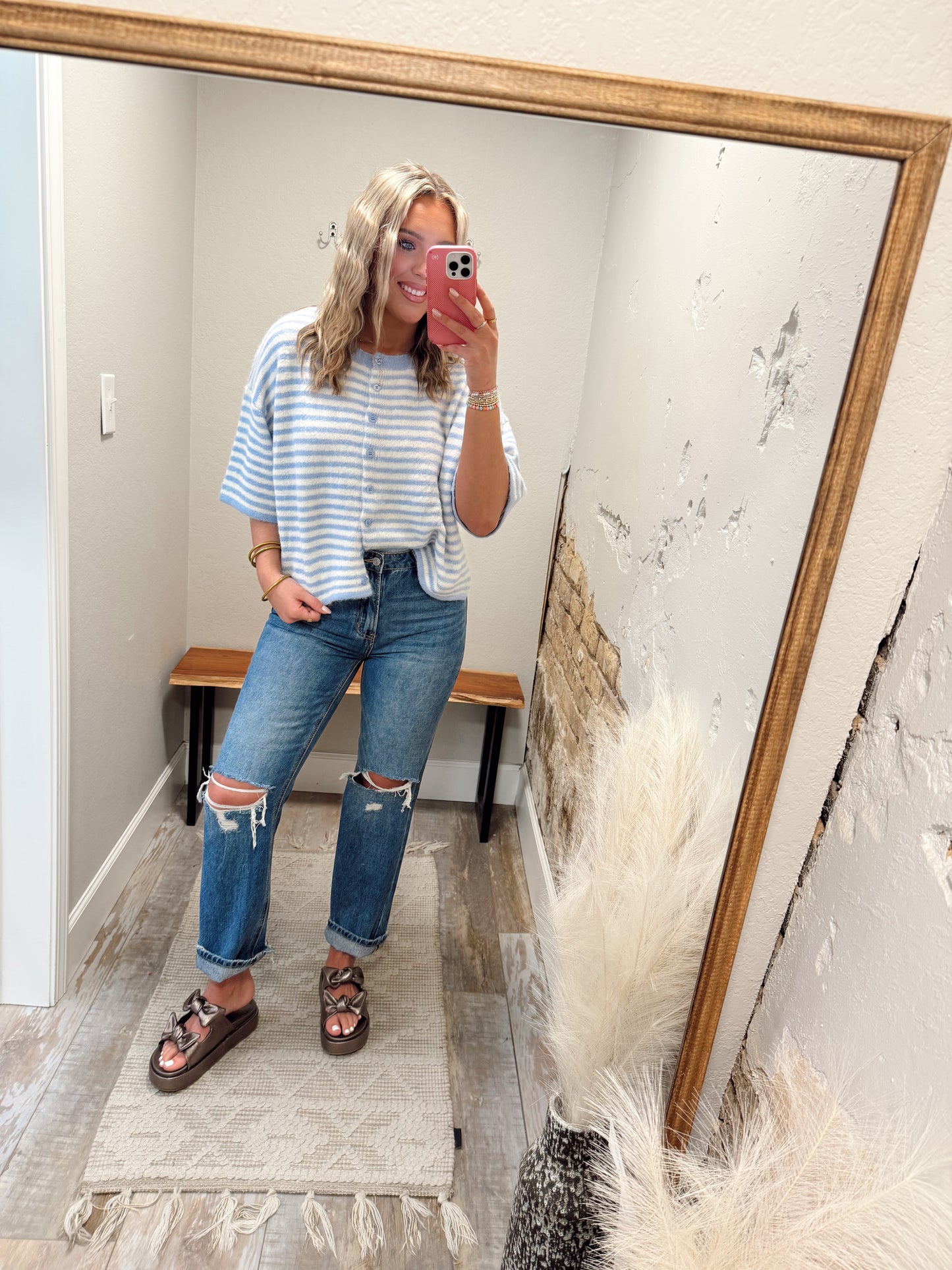 Sweet Spring Cardigan - Blue