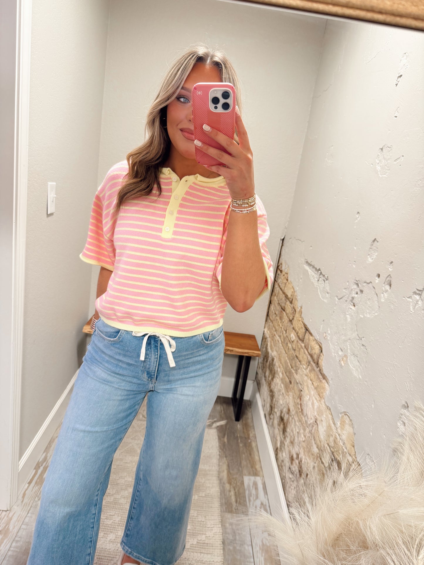 Boardwalk Babe Top - Pink