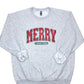 Merry Christmas Varsity Crewneck Sweatshirt