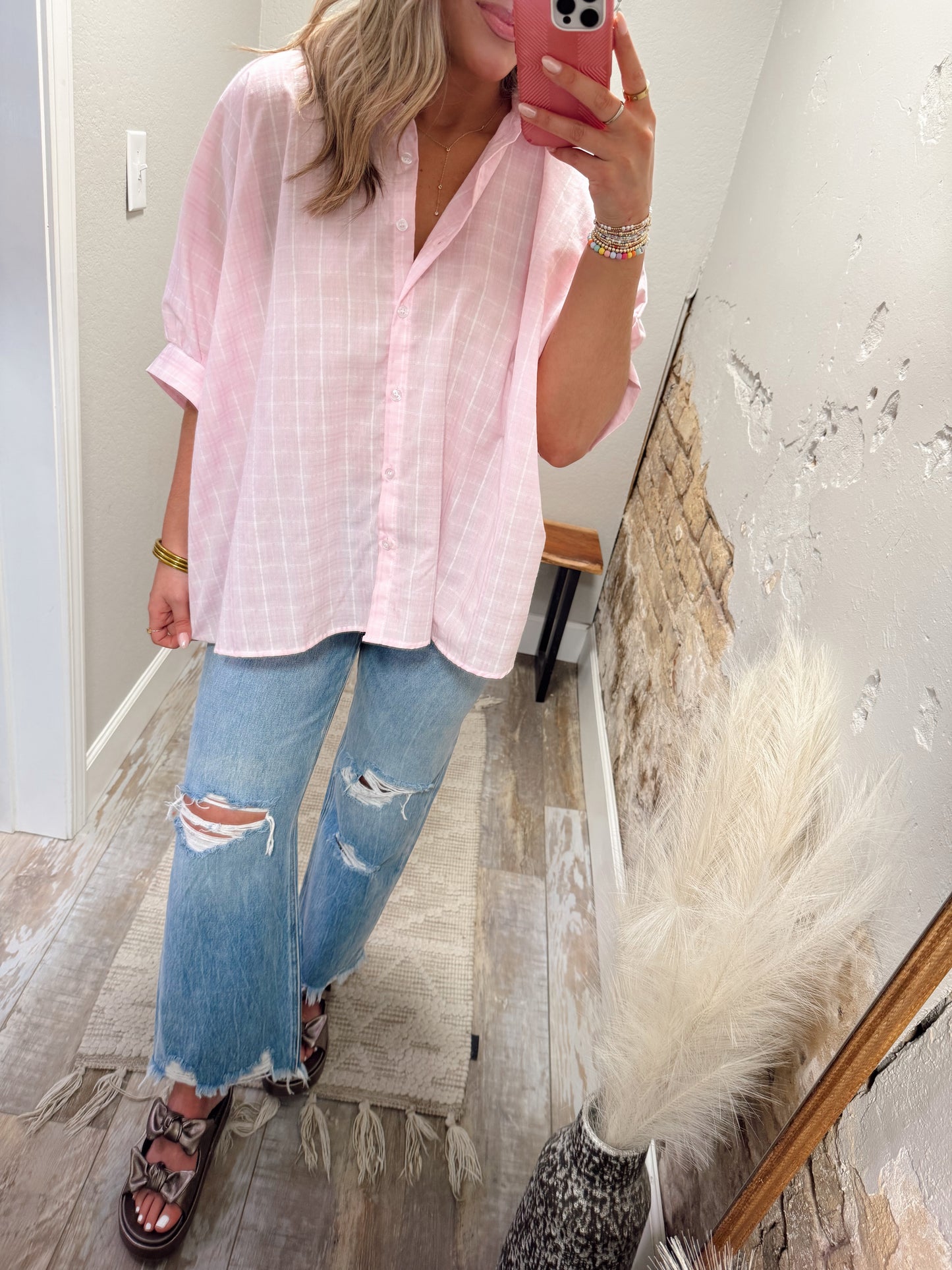 Nantucket Gingham Blouse