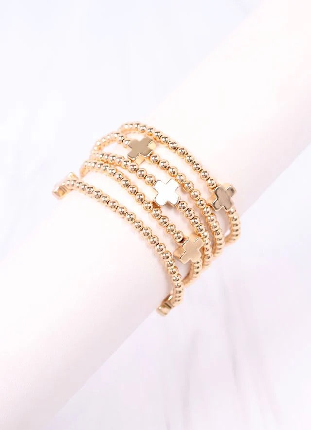 Ollie Cross Bracelet Set