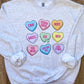 Anti-Valentine Candy Hearts Sweatshirt