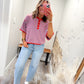 Boardwalk Babe Top - Red/Blue