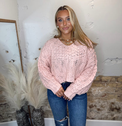Soft Season Sweater - Pink