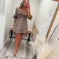 Brown Sugar Picnic Dress