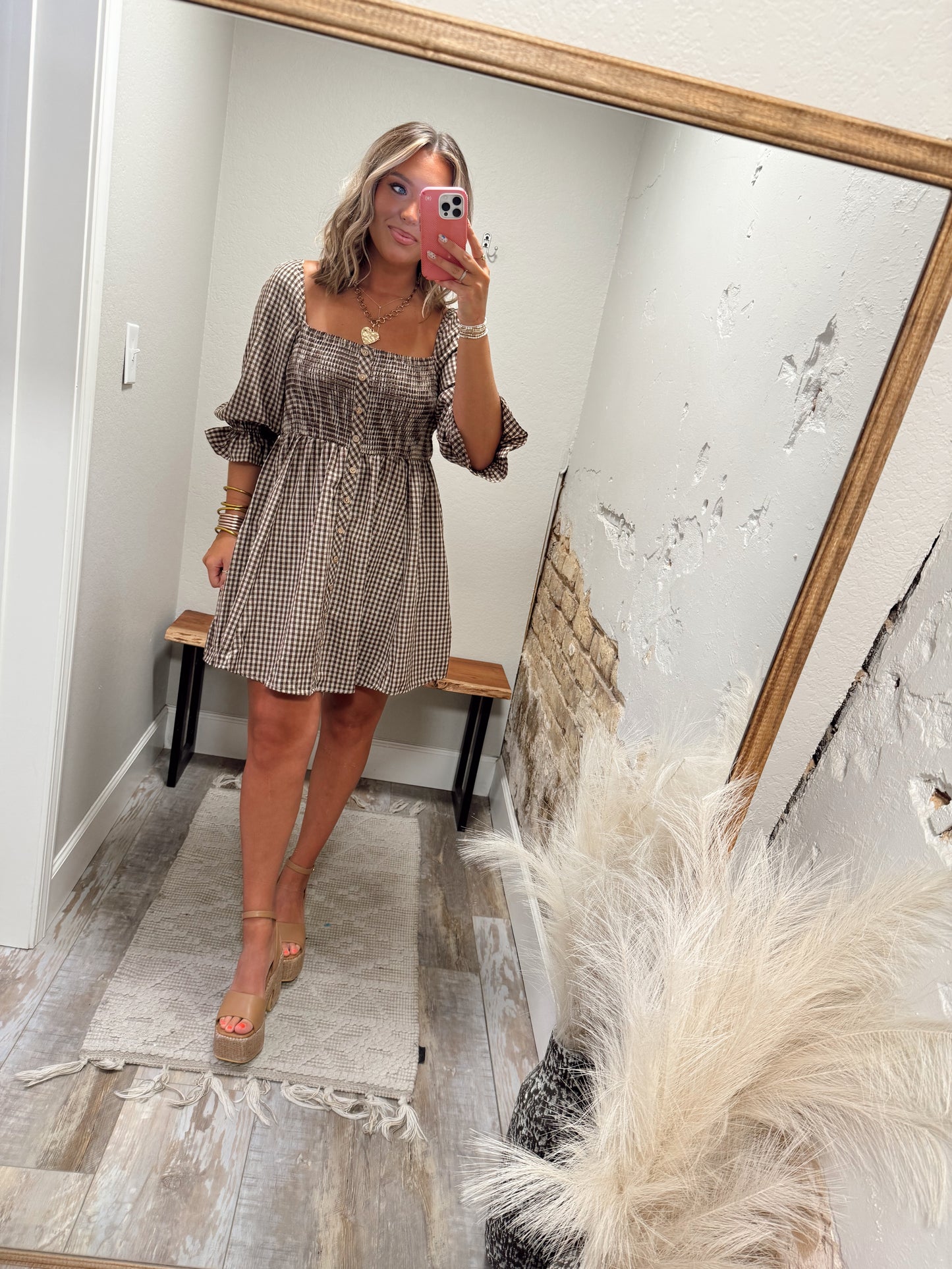 Brown Sugar Picnic Dress