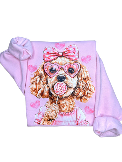 Golden Doodle Valentine Sweatshirt