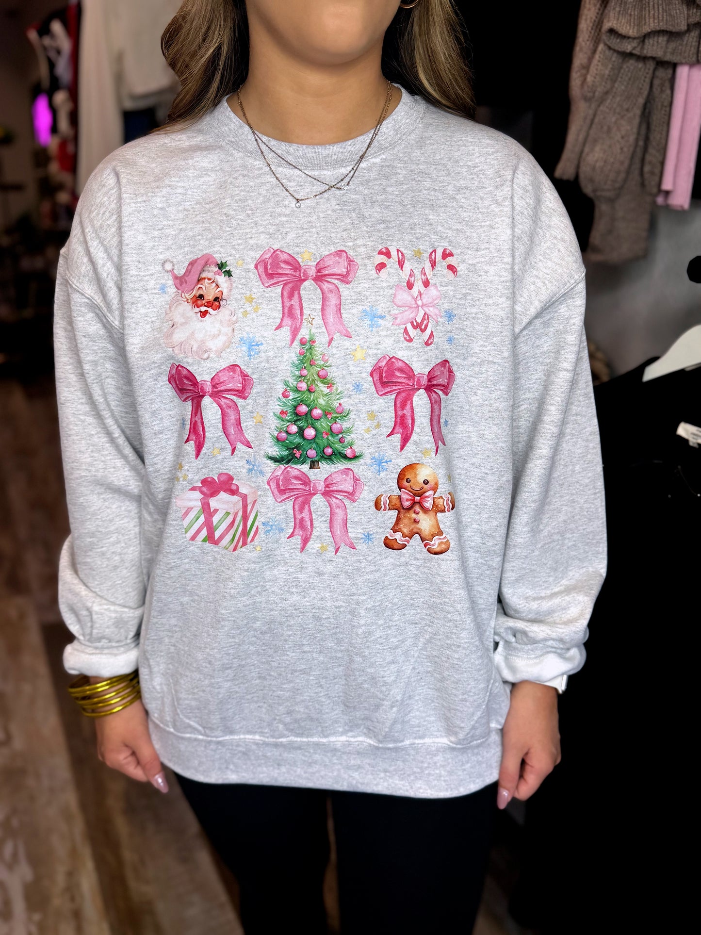 Coquette Christmas Sweatshirt