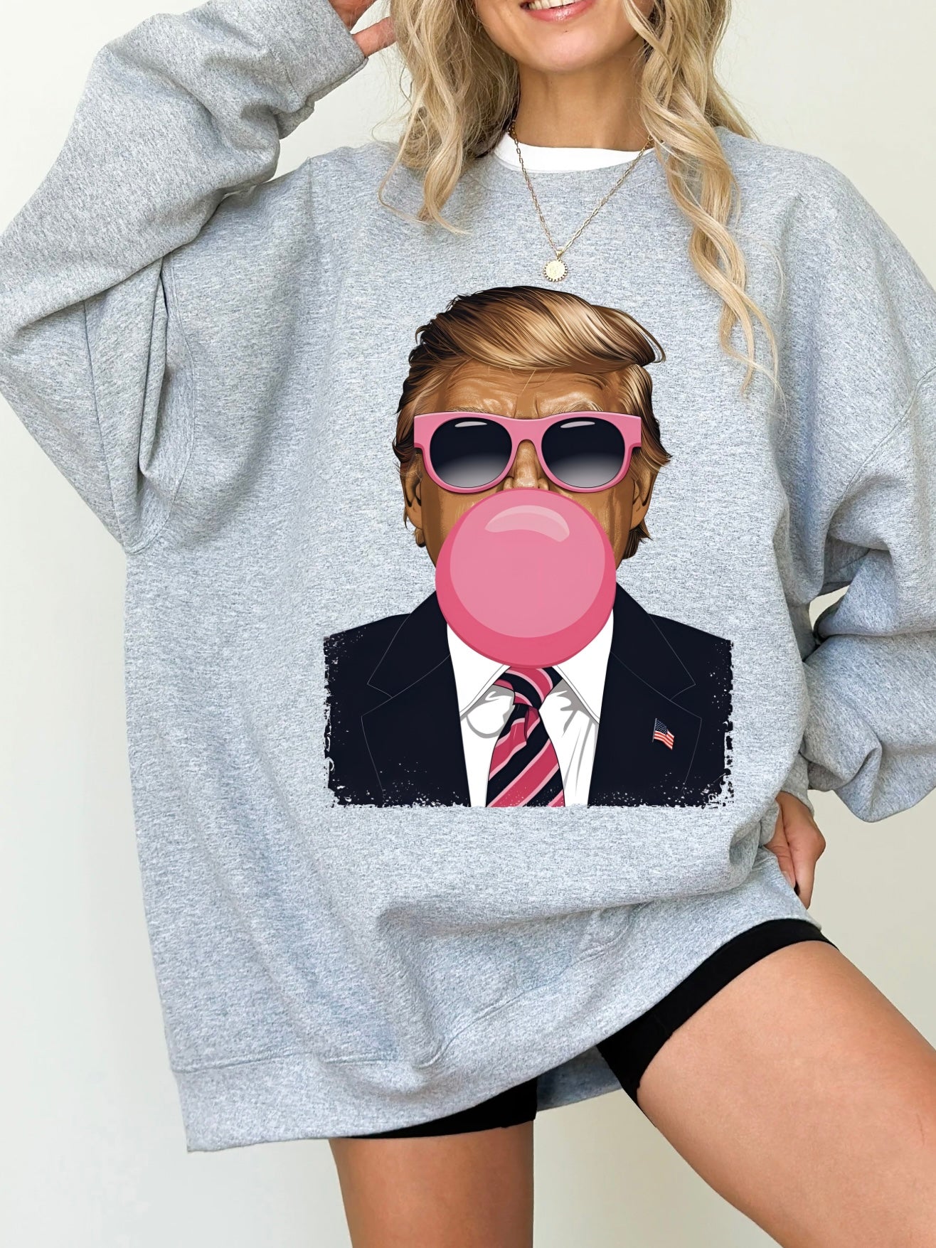 Bubblegum Trump Sweatshirt