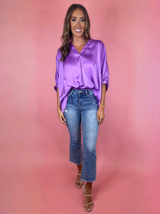 Business Babe Top - Violet