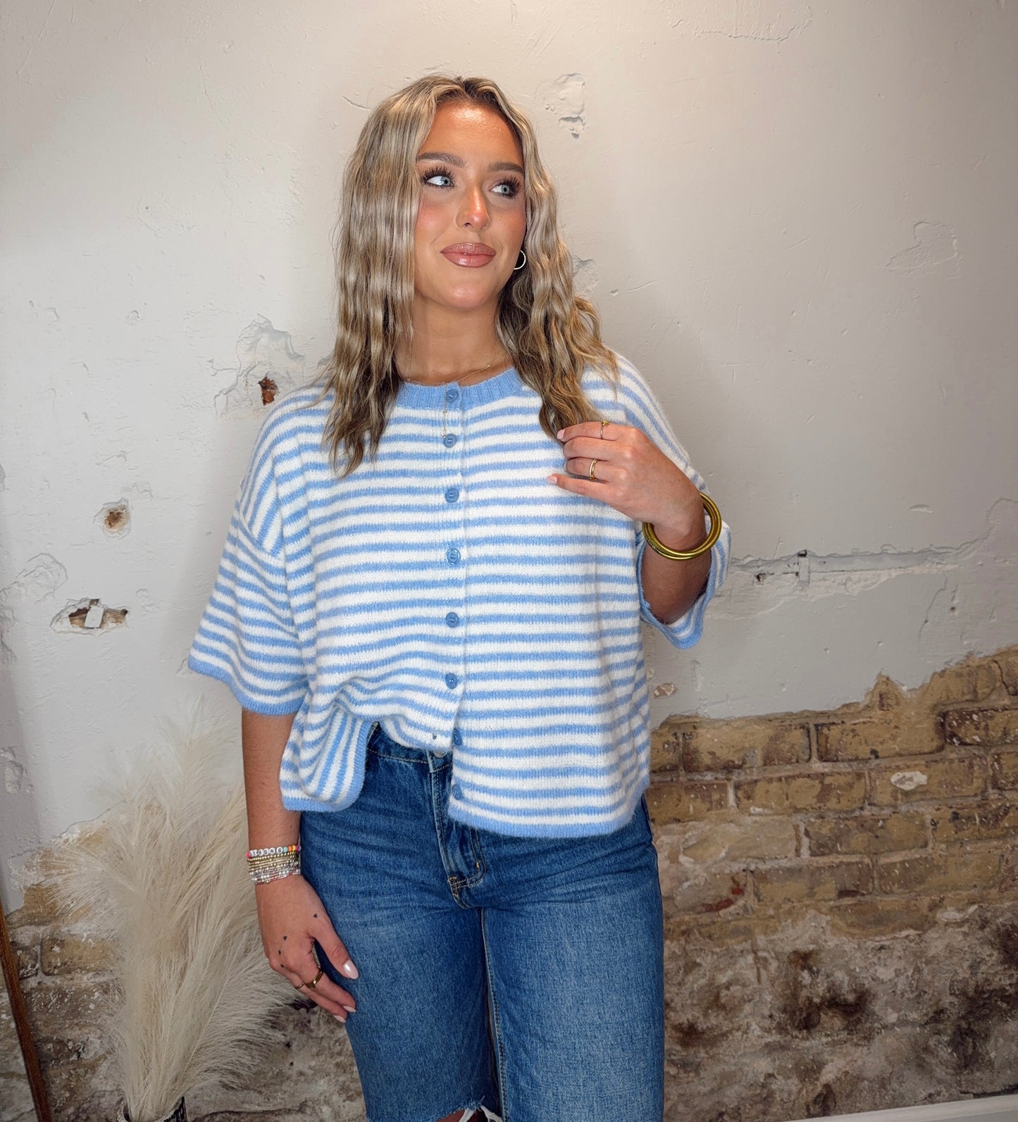 Sweet Spring Cardigan - Blue