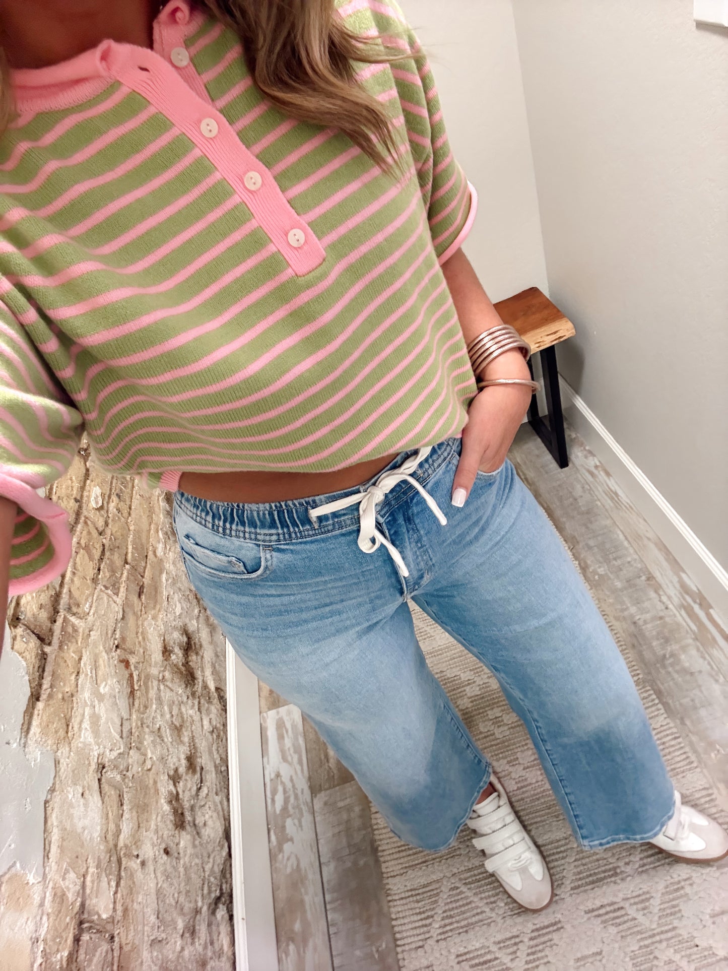 Boardwalk Babe Top - Matcha