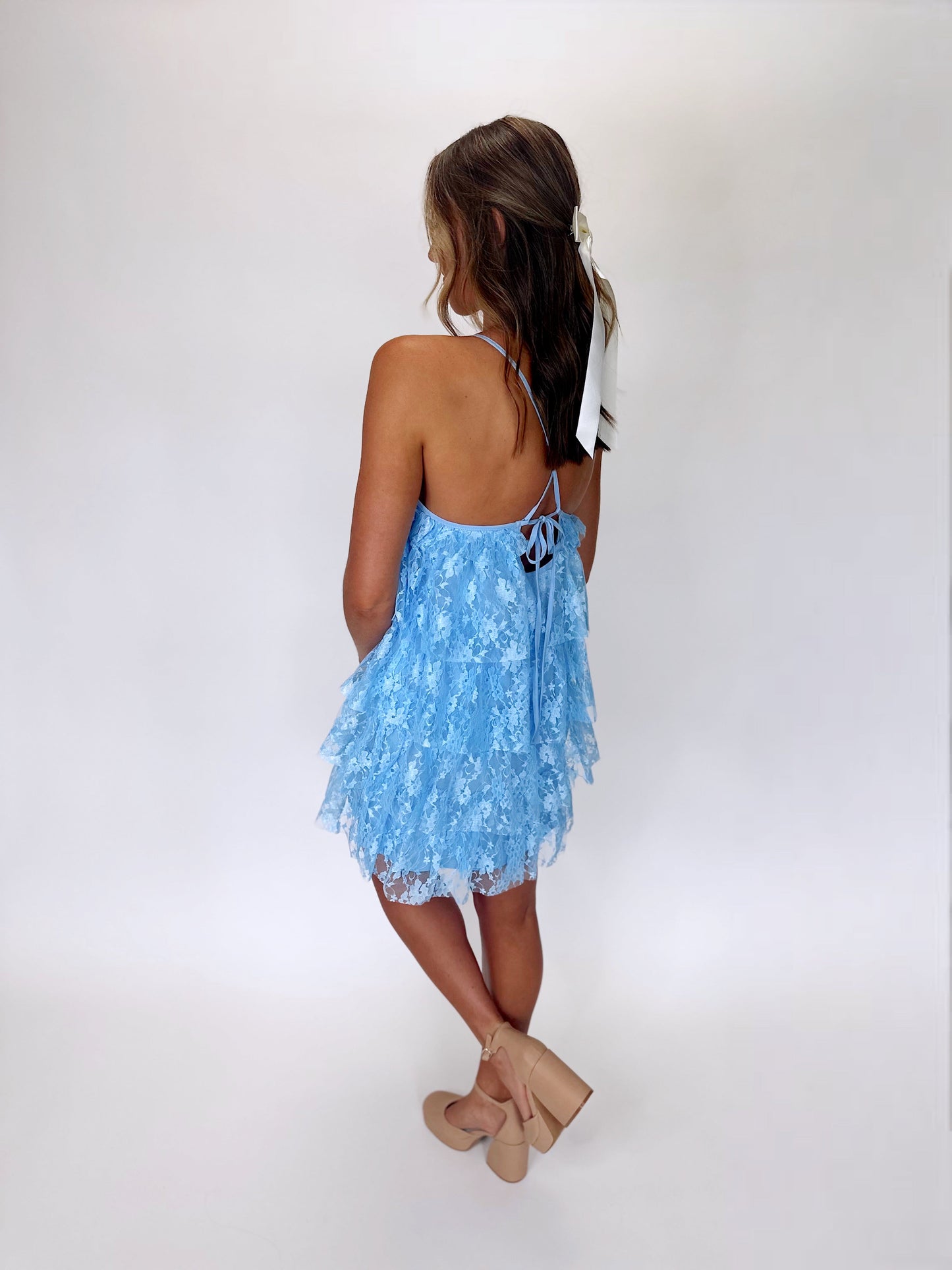 Fairytale Love Mini Dress - Lt Blue