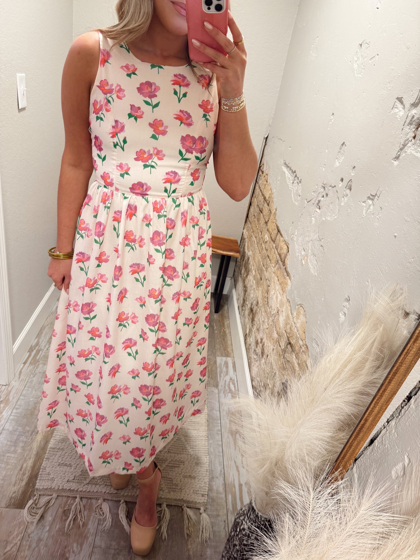 Blissful Gardens Midi Dress