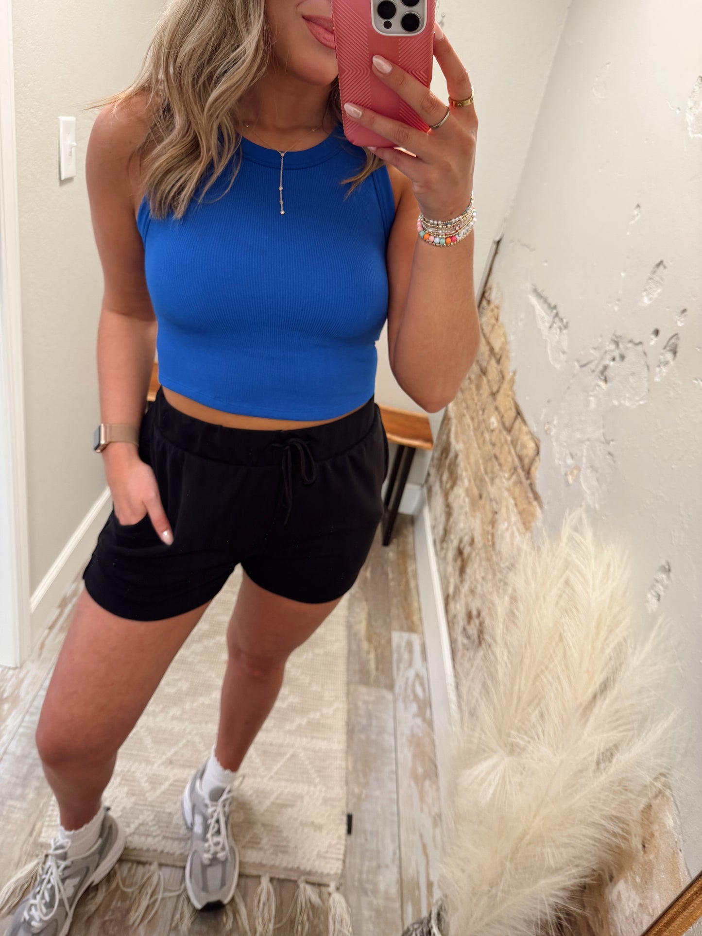 Seamless Muscle Tank - Deep Indigo