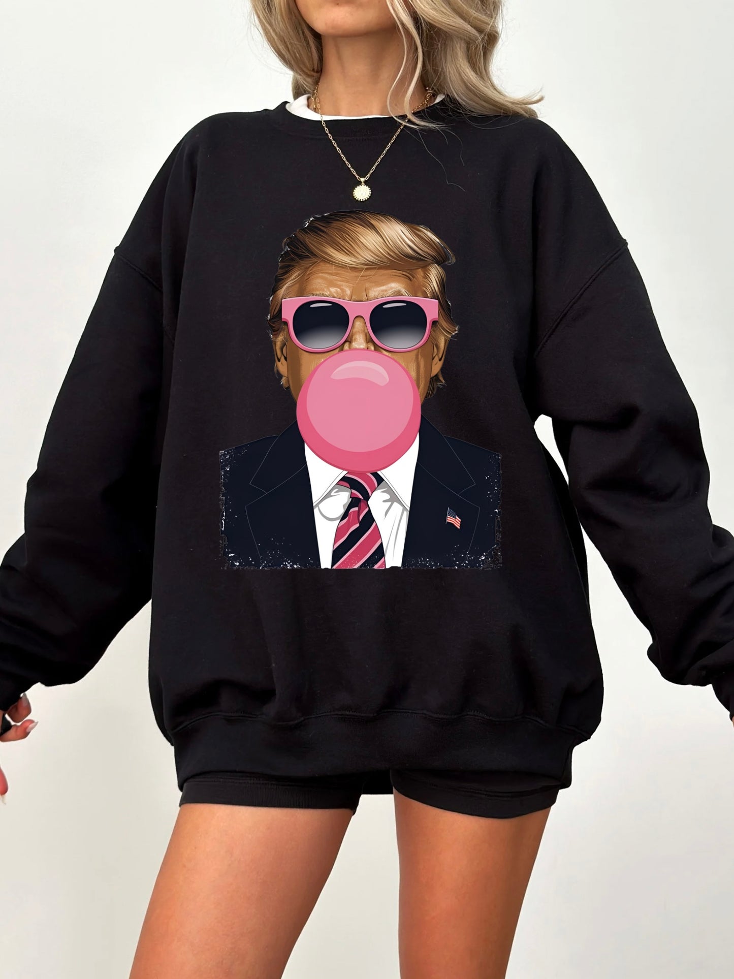 Bubblegum Trump Sweatshirt