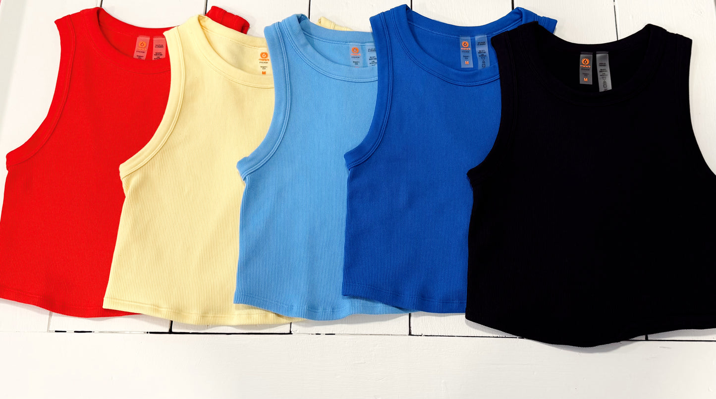 Seamless Muscle Tank - Deep Indigo