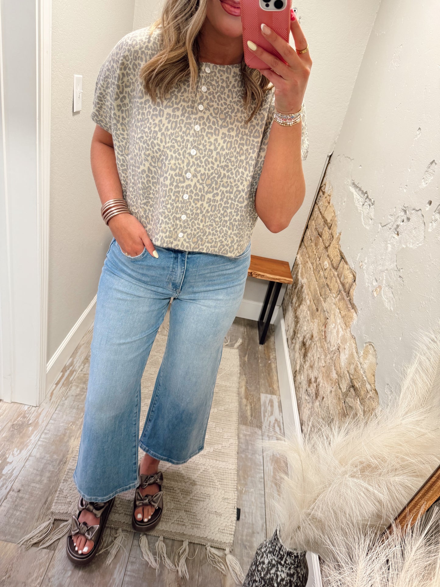 Never Boring Leopard Top