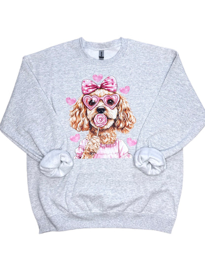 Golden Doodle Valentine Sweatshirt