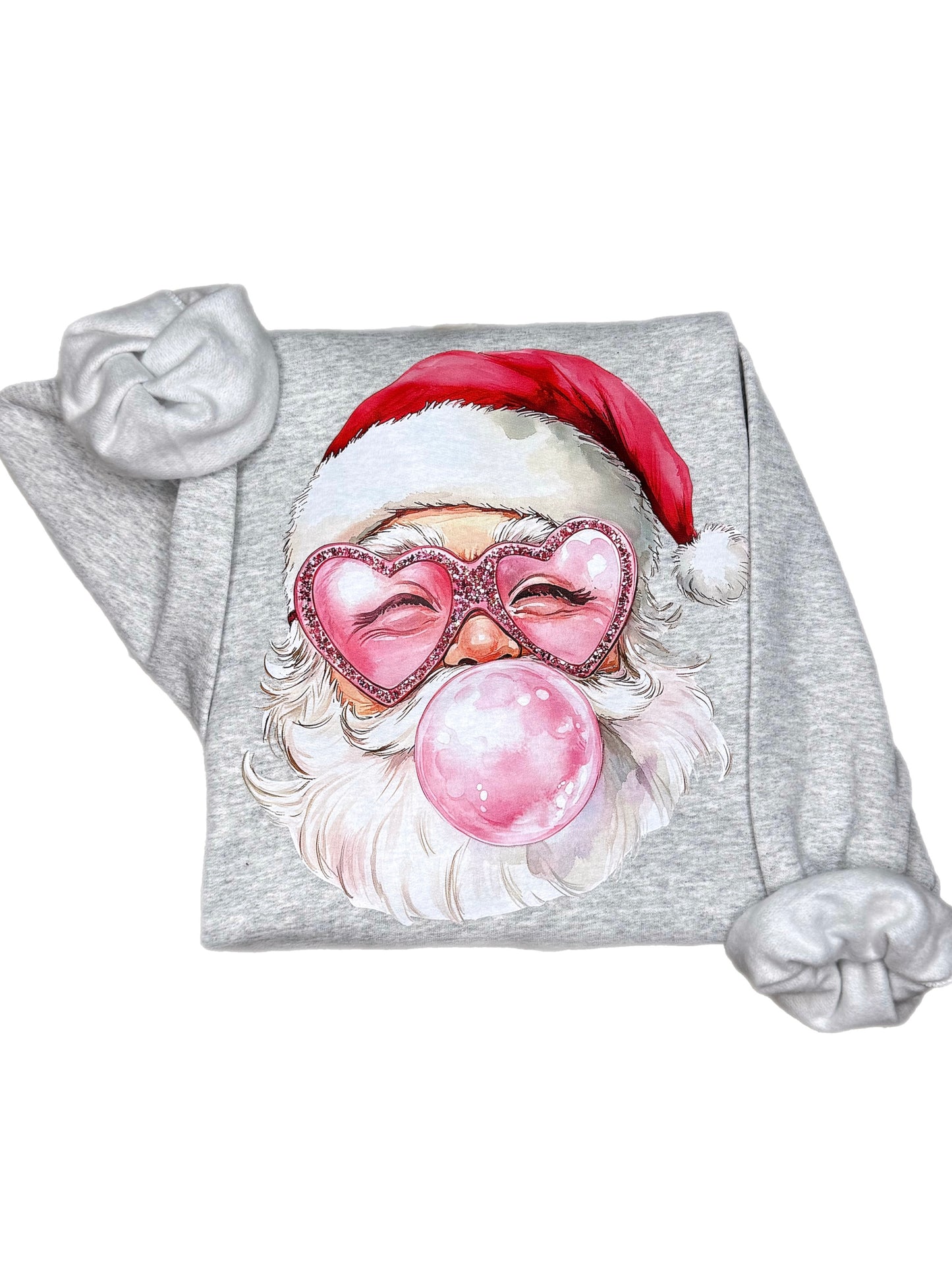 Bubblegum Santa Sweatshirt