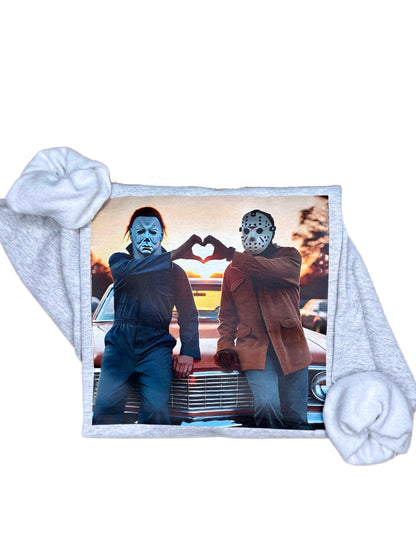 Michael and Jason Heart Sweatshirt