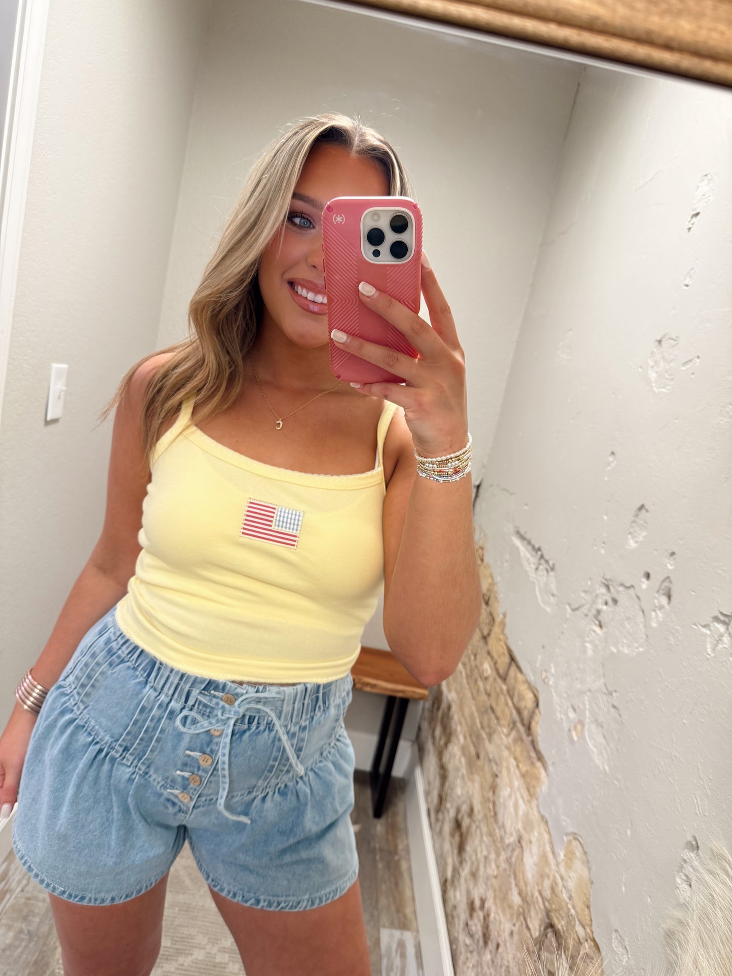 American Babe Tank - Butter