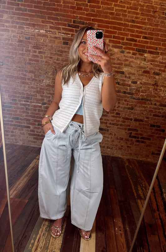 Classic Charm Tank - White