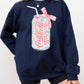 Floral Coke Zero Soda Can Sweatshirt