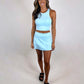 Making Moves Tennis Skirt - Aqua