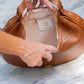 Winslow Curved Bag - Woven Saddle