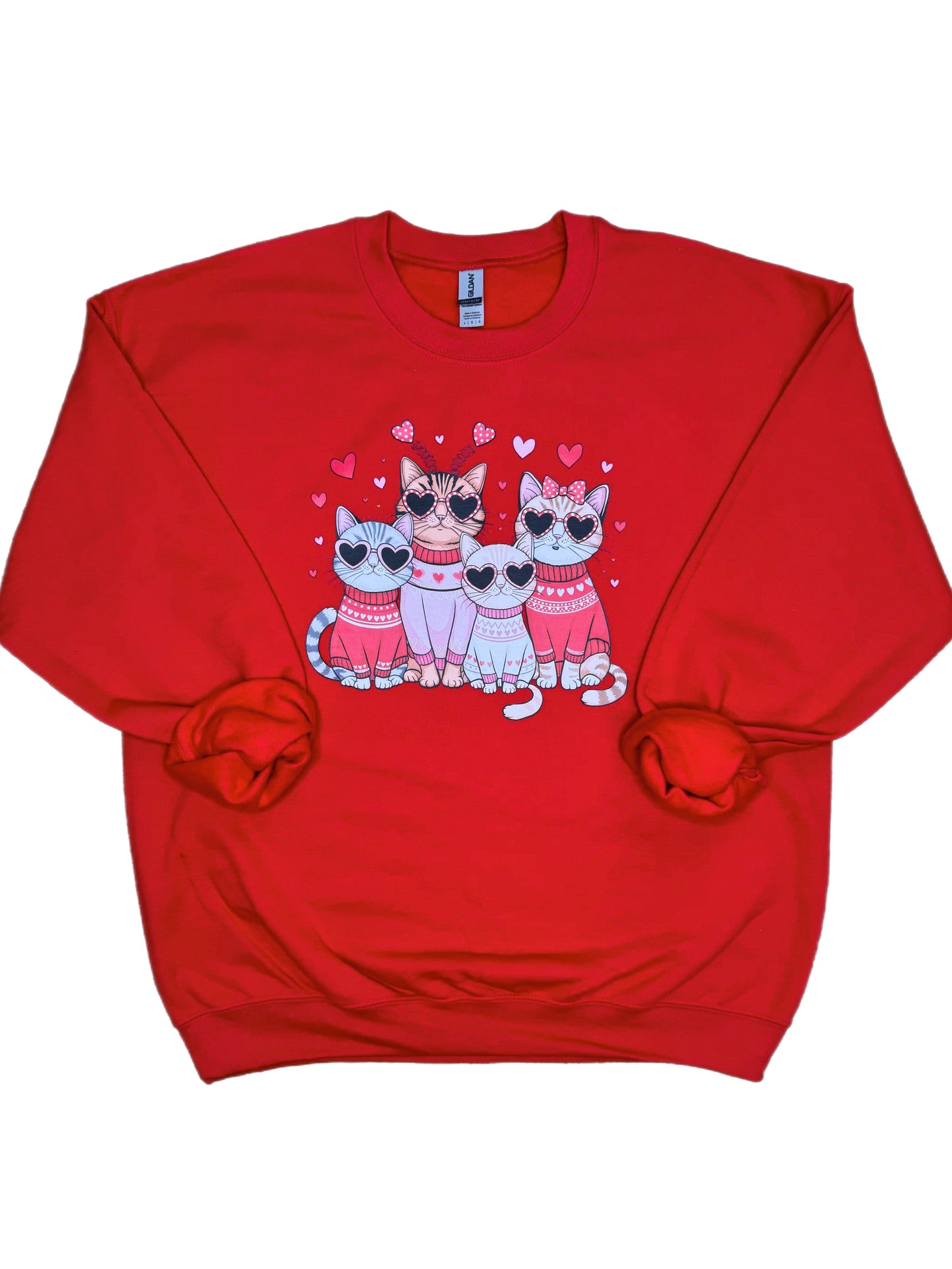 Cats Valentine's Day Sweatshirt