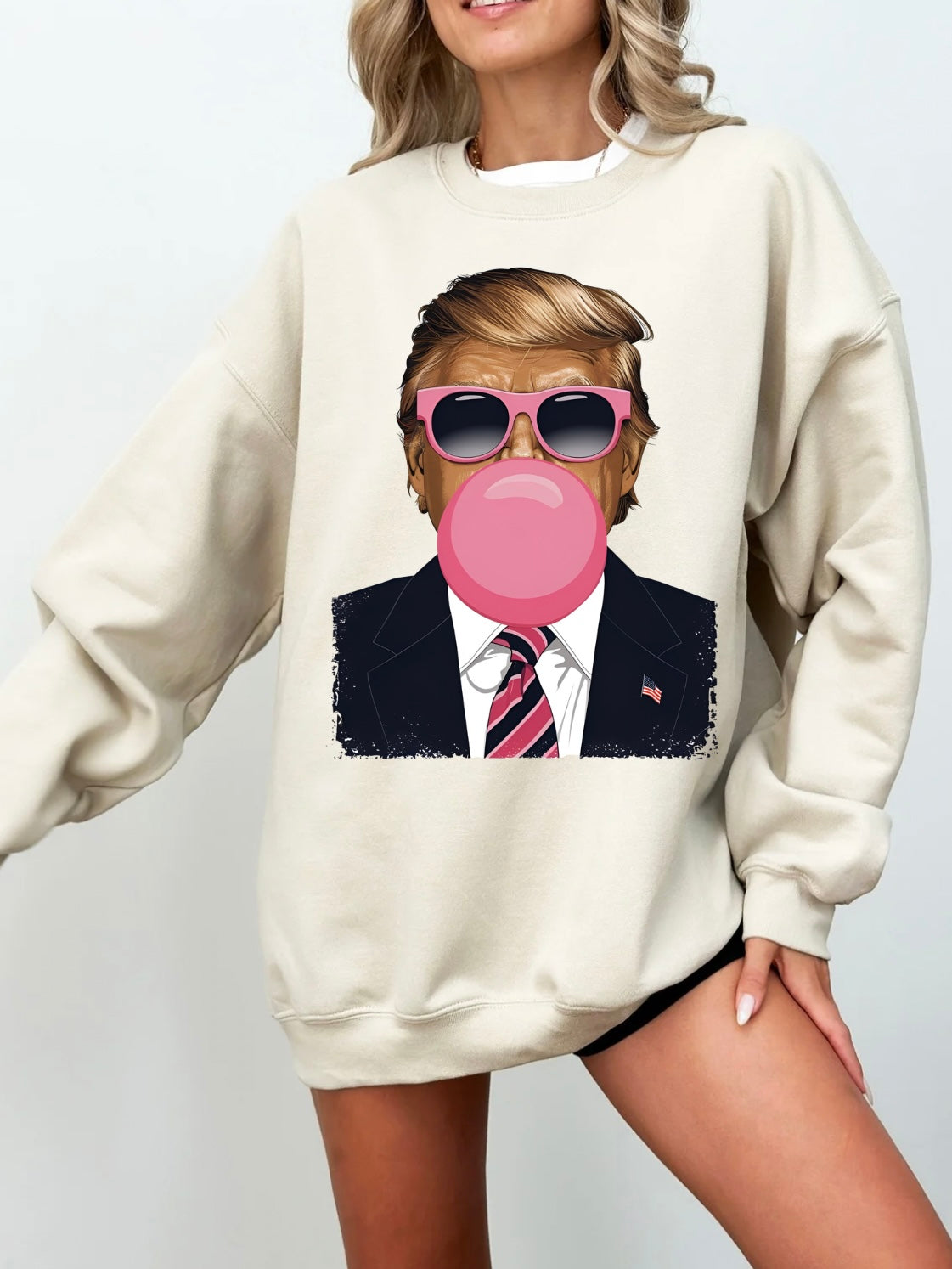 Bubblegum Trump Sweatshirt