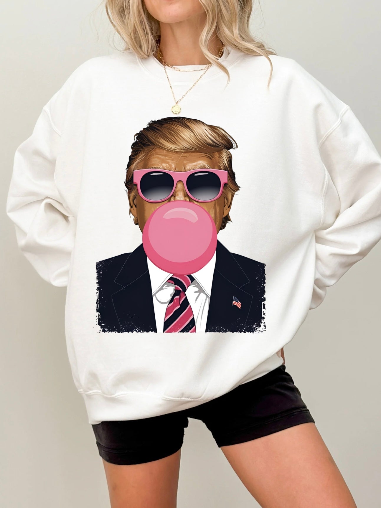 Bubblegum Trump Sweatshirt