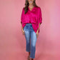 Business Babe Top - Fuchsia