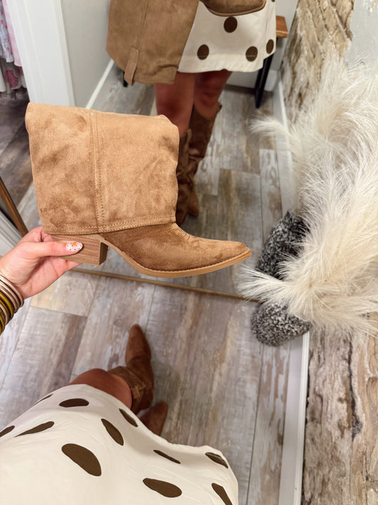 Golden Hour Western Boots - Brown