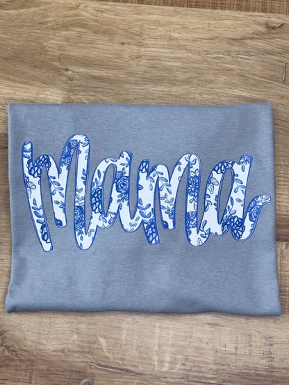 Blue Willow Mama Tee