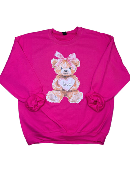 Valentine Teddy Bear Sweatshirt