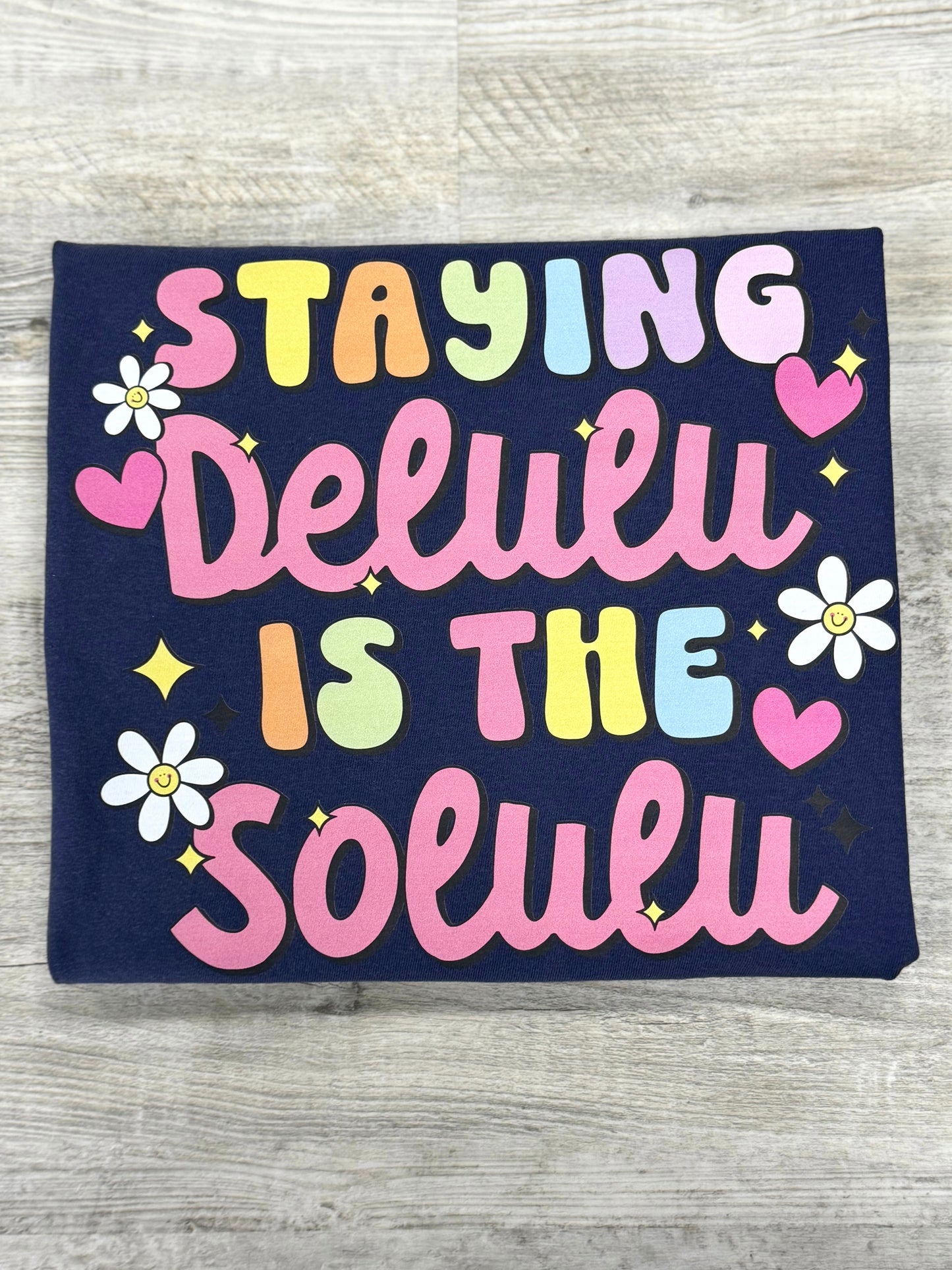 Staying Delulu Is The Solulu T-shirt