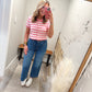 Coquette Stripe Sweater