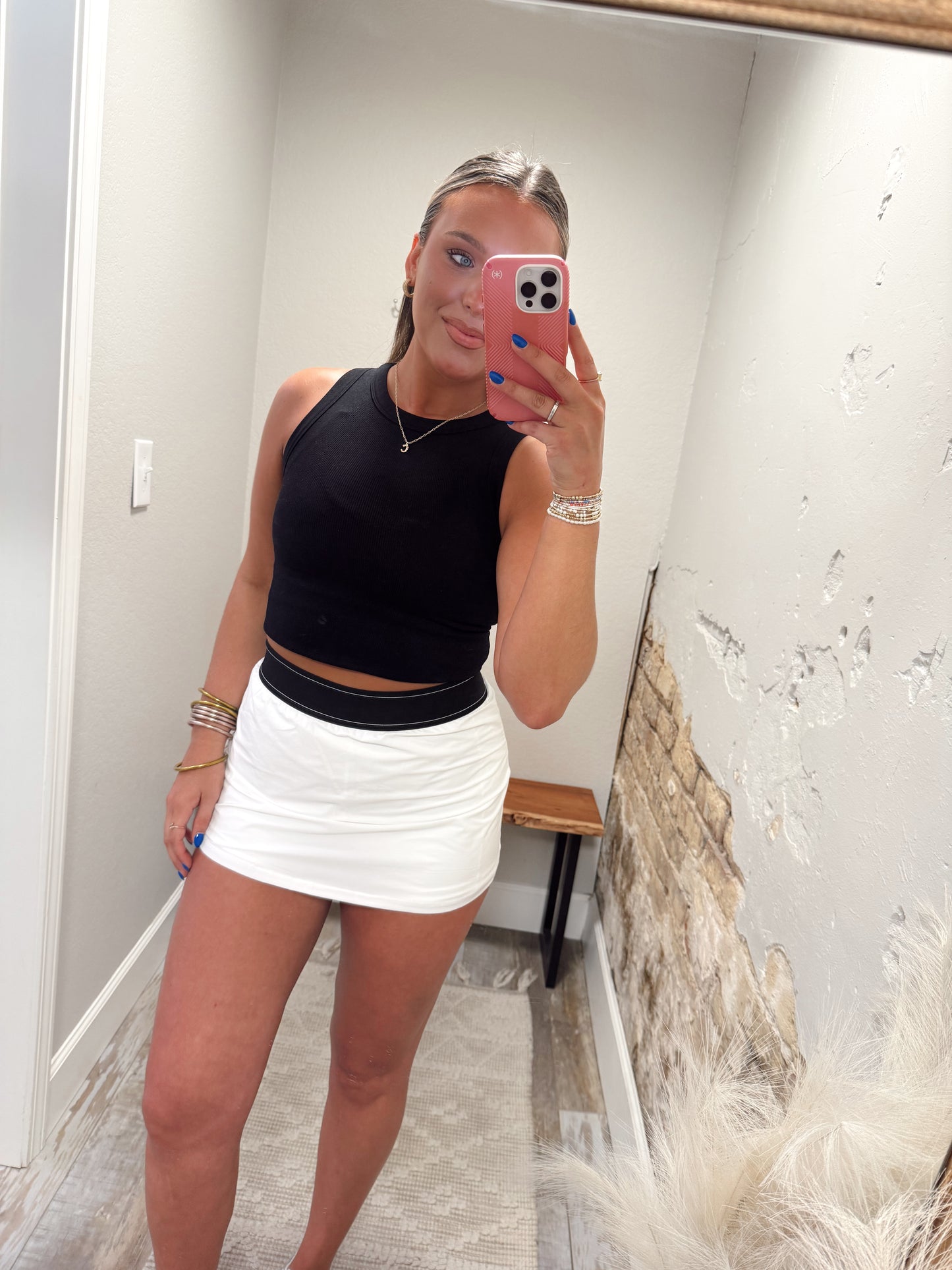 Courtside Cutie - White