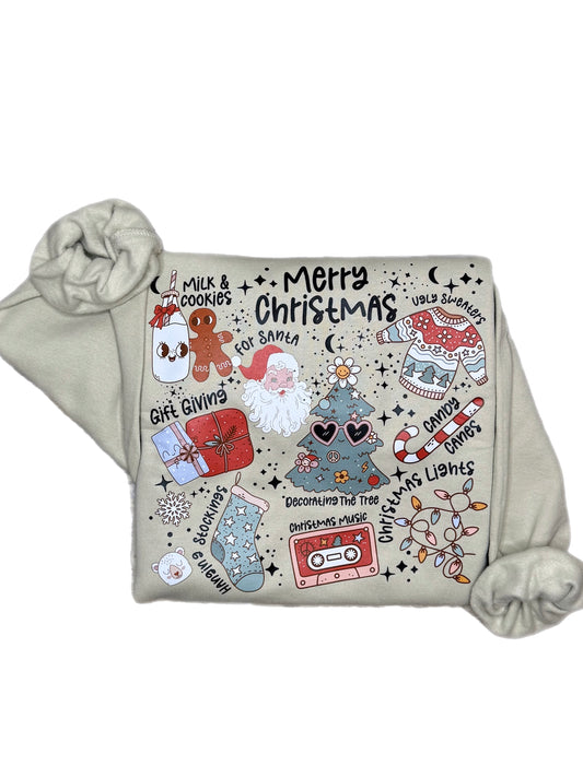 Christmas Doodles Sweatshirt