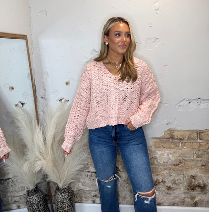 Soft Season Sweater - Pink